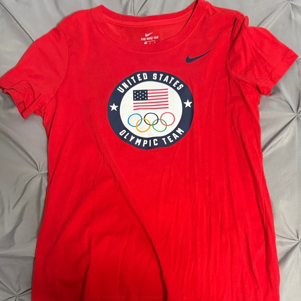 Nike Red United States Olympic Team Tee